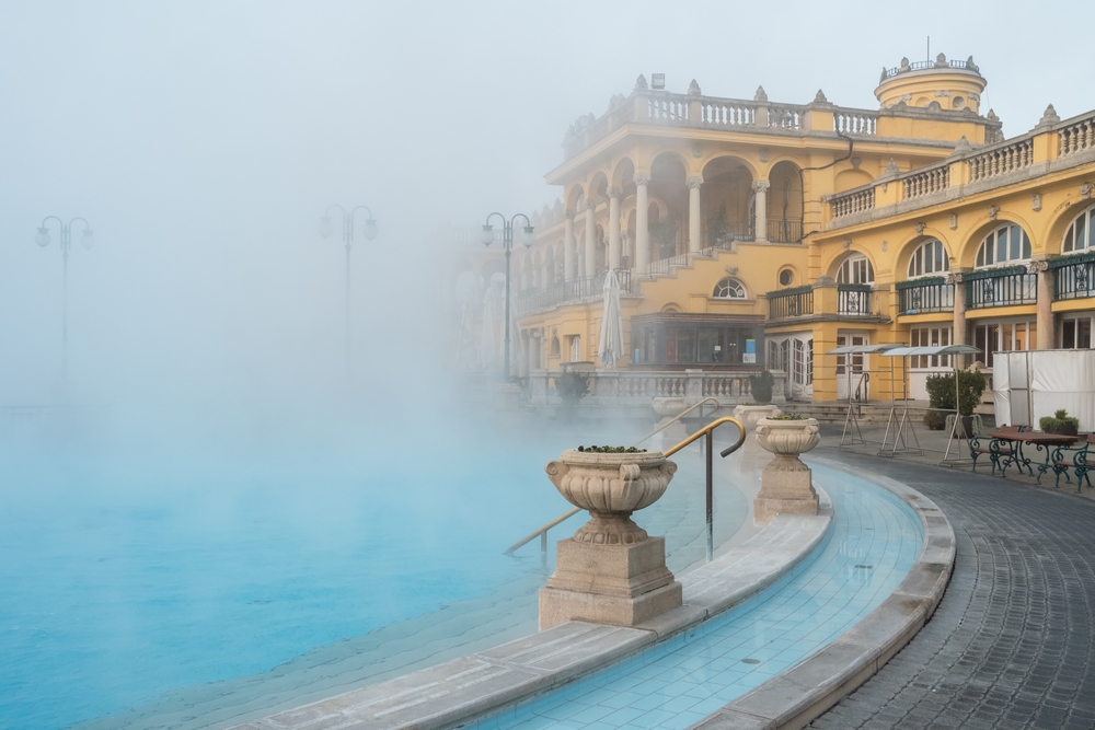 A city famous for thermal baths